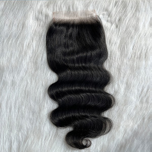 Real Brazilian Wave 7X7 HD Closure 100%  Human Hair Swiss HD Lace Closure Remy Hair(GH002)