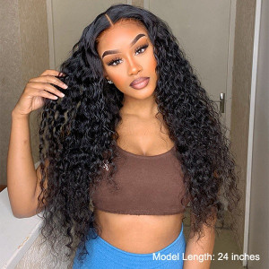 Only for Member 100% Curly hair Wigs!!! Elva hair 13x6 human Lace Front Wigs Pre Plucked (Z21)