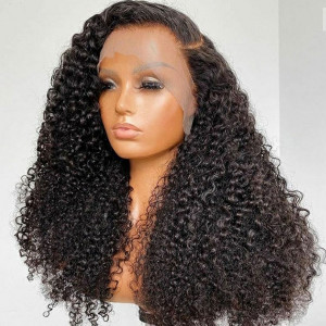 Glueless 13x6 Lace Wigs Brazilian Virgin Human Hair Pre Plucked Hairline With Baby Hair (w427)