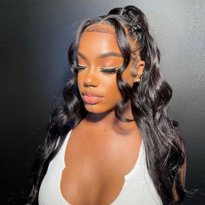 Body wave lace frontal wigs just restocked!!! 13x6 Lace Wigs Pre Plucked Hairline With Baby Hair (w879)