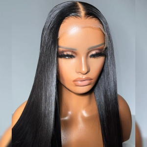 Elva hair Brazilian Straight 7x7 HD Lace Closure Wig Real HD Lace Human Hair Wigs(GH006)