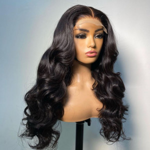 Elva hair Brazilian Wave 7x7 HD Lace Closure Wig Real HD Lace Human Hair Wigs(GH004)