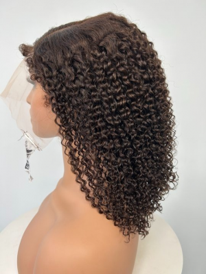 1 wigs :headband wig 14" curly hair color 2 ,180% ship to Guanghzou,China  $99