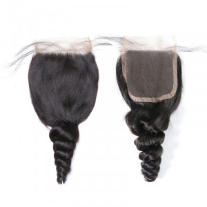 Elva Sexy Formula 7x7 HD Lace Closure Loose Wave 100%  Human Hair Swiss HD Lace Closure Remy Hair(GH003)