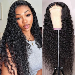 Elva hair Undetectable Invisible Lace Best Curly  9X6 HD Frontal Lace Wig Real HD Lace(D03)