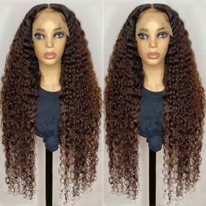 Yonce Wig 13x6 Lace Wigs Brazilian Virgin Hair Bouncy Curls Human Hair Wigs Pre Plucked Hairline With Baby Hair (w547)