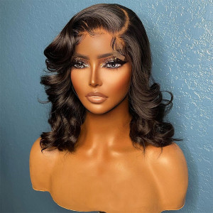 So pretty Style! Buy Now, Pay Later! Virgin Human Hair 13x6 Lace Front Wigs Pre Plucked (w883)