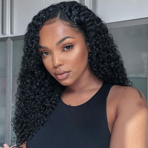 Curly Glueless 13x6 Lace Wigs Pre Plucked Hairline With Baby Hair (w920)