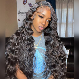 This wig is blended to perfection !!!13x6 Lace Wigs Pre Plucked Hairline With Baby Hair (w940)