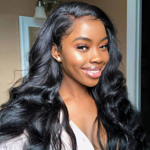 Only for Member 100% Wave hair Wigs!!! Elva hair 13x6 human Lace Front Wigs Pre Plucked (Z22)