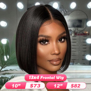 10 Inch-12 Inch Virgin Human Hair 13*4 Frontal Wigs! Buy Now, Pay Later! (w826)