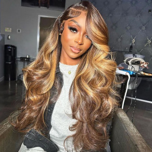 Try Different To Find Better Yourself! Virgin Human Hair 13x6 Lace Front Wigs Pre Plucked (Y75)