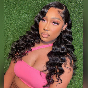 Most popular Texture to date !!! 13x6 Lace Front Wigs Pre Plucked Hairline Swiss Lace (w966)