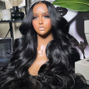 It's Just Like Your Real Hair! Virgin Human Hair 13x6 Lace Front Wigs Pre Plucked (w928)