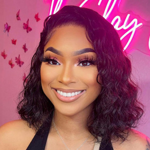 Gorgeous Curl !!!13x6 Lace Front Wigs Virgin Human Hair Pre Plucked (w942)