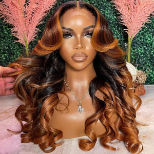 The Color Is So Bomb! Try Different To Find Better Yourself! Buy Now, Pay Later! Virgin Human Hair 13x6 Lace Front Wigs Pre Plucked (Y52)
