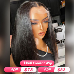 Beautiful! Buy Now, Pay Later! 10 Inch-12 Inch Virgin Human Hair 13*4 Frontal Wigs! (w887)