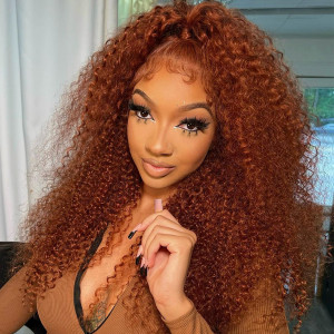 This Color Just Looks Perfect On Everyone! Buy now, Pay later! Virgin Human Hair 13x6 Lace Front Wigs Pre Plucked (w961)