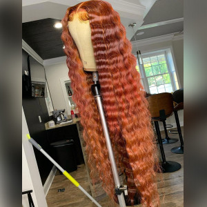 Elva Hair 13*6 Lace Front Wig Big Parting Space beautiful Color  (w981)