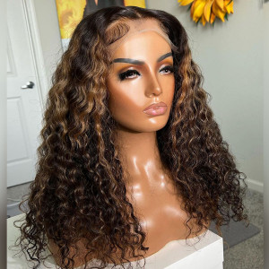 The Color Is So Bomb! Try Different To Find Better Yourself! Buy Now, Pay Later! Virgin Human Hair 13x6 Lace Front Wigs Pre Plucked (Z13)