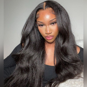 Elva hair Full Lace Human Hair Wigs Wave Brazilian Hair(w122) 