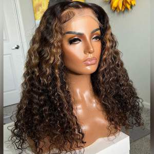 The Color Is So Bomb! Try Different To Find Better Yourself! Buy Now, Pay Later! Virgin Human Hair 13x6 Lace Front Wigs Pre Plucked (Y20)