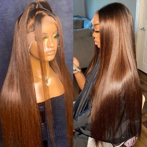 More than $1,000 salon look like !!! 13x6 human Lace Front Wigs Pre Plucked (Y95)