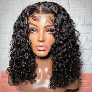 Curly Bob Is Never Out Of Fashion! Buy Now, Pay Later! Virgin Human Hair 13x6 Lace Front Wigs Pre Plucked (w837)
