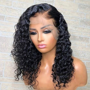 Who Can Refuse Such A Cute Short Unit? 12A Virgin Human Hair 13x6 Lace Front Wigs Pre Plucked  (w764)