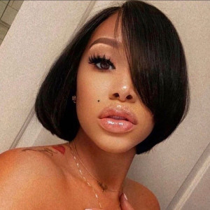 Soft Bob Wig Is Everything! Buy Now, Pay Later! Virgin Human Hair 13x6 Lace Front Wigs Pre Plucked (w878)