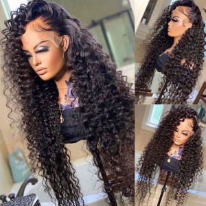 Let’s Get Into This Look! Absolutely Love The Way These Curls Came Out! Virgin Human Hair 13x6 Lace Front Wigs Pre Plucked  (w763)