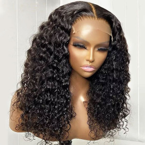 Undetectable Invisible 5x5 HD Lace Closure Wigs Brazilian Wave Virgin Human Hair (w805)