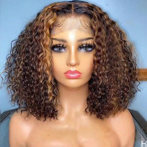 Only for Member Prefect wave hair Wigs!!! Elva hair 13x6 human Lace Front Wigs 150 density Pre Plucked (z26)