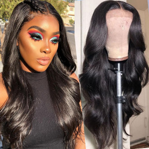 Elva Hair 360 Lace Frontal Human Hair Wigs Brazilian Hair With Baby Hair Body Wave 180% Density (Y798)