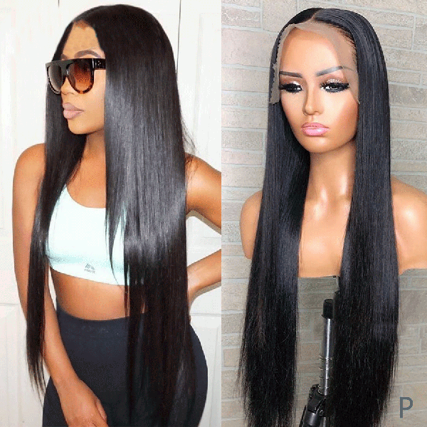 13x6 Lace Front Human Hair Wigs With Baby Hair Straight Hair Glueless Lace Wigs Pre Plucked Hairline Brazilian Remy Hair 130 Density Y59