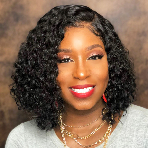 short brazilian lace front wigs